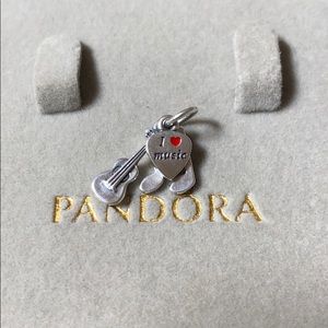 Authentic Pandora I love Music !! Pendant